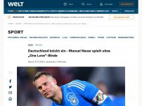 Bild zum Artikel: Deutschland knickt ein - Neuer spielt ohne „One Love“-Binde