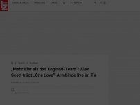 Bild zum Artikel: „Mehr Eier als das England-Team“: WM-Expertin trägt „One-Love“-Armbinde live im TV