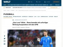 Bild zum Artikel: „One Love“-Eklat – Rewe beendet mit sofortiger Wirkung Kooperation mit dem DFB