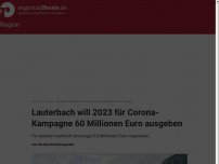 Bild zum Artikel: Lauterbach will 2023 für Corona-Kampagne 60 Millionen Euro ausgeben