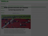 Bild zum Artikel: WM-Quoten brechen am zweiten Turniertag spürbar ein