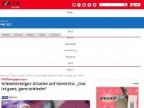 Bild zum Artikel: DFB-Pleite gegen Japan - Schweinsteiger-Attacke auf Goretzka: „Das ist ganz, ganz schlecht“