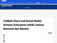 Bild zum Artikel: Griezmann stärkt DFB-Star nach WM-Aus den Rücken