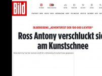 Bild zum Artikel: „Adventsfest der 100 000 Lichter“ - Ross Antony verschluckt sich am Kunstschnee