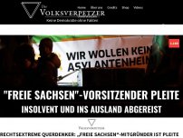 Bild zum Artikel: Rechtsextreme Querdenker: „Freie Sachsen“-Mitgründer ist pleite 