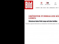 Bild zum Artikel: Größter Fußballer kämpft um sein Leben - Metastasen haben Pelés Lunge und Leber befallen