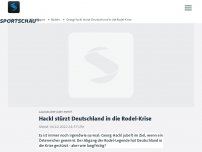 Bild zum Artikel: Gerog Hackl stürzt Deutschland in die Rodel-Krise