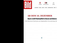 Bild zum Artikel: U-Bahn und Busse - Maskenpflicht in U-Bahn endet ab Samstag