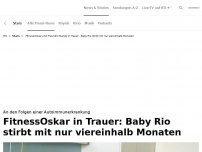 Bild zum Artikel: Söhnchen Rio wurde nur vier Monate alt<br>