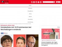 Bild zum Artikel: Mit Baerbock, Esken, Merz: Feindesliste mit 18 Prominenten bei...