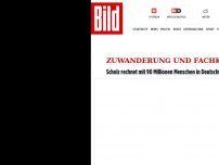 Bild zum Artikel: Zuwanderung und Fachkräfte - Scholz rechnet mit 90 Millionen Menschen im Land