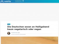 Bild zum Artikel: Die Deutschen essen an Heiligabend kaum vegetarisch oder vegan