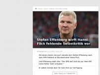 Bild zum Artikel: Effenberg vermisst Selbstkritik: 'Flick muss sich an die eigene Nase fassen'