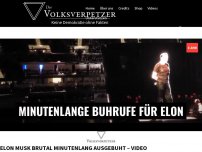 Bild zum Artikel: Elon Musk brutal minutenlang ausgebuht – Video