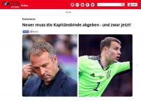 Bild zum Artikel: Kommentar: Neuer muss die Kapitänsbinde abgeben - und zwar...