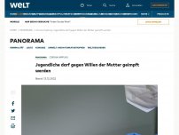 Bild zum Artikel: Jugendliche darf gegen Willen der Mutter geimpft werden