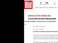 Bild zum Artikel: Brisanter Bericht - So brutal scheitert die deutsche Migrationspolitik