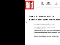 Bild zum Artikel: Nach Elphi-Blamage - Klima-Chaot klebt schon wieder falsch