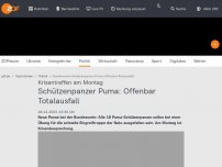 Bild zum Artikel: Schützenpanzer Puma: Offenbar Totalausfall