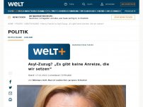 Bild zum Artikel: Asyl-Zuzug? „Es gibt keine Anreize, die wir setzen“