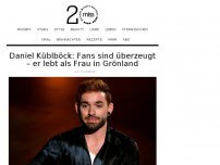 Bild zum Artikel: Daniel Küblböck: Fans sind überzeugt – er lebt als Frau in Grönland