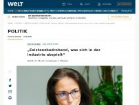 Bild zum Artikel: „Existenzbedrohend, was sich in der Industrie abspielt“