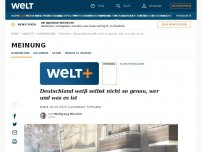 Bild zum Artikel: Deutschland weiß selbst nicht so genau, wer und was es ist