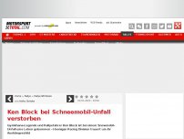 Bild zum Artikel: Ken Block bei Schneemobil-Unfall verstorben