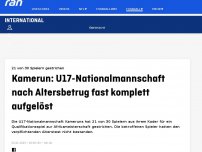 Bild zum Artikel: Altersbetrug! Kamerun schmeisst 21 Nationalspieler raus