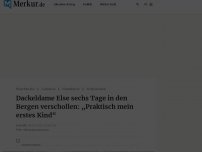 Bild zum Artikel: Sechs Tage in den Bergen verschollen: Dackeldame Else ist wieder aufgetaucht