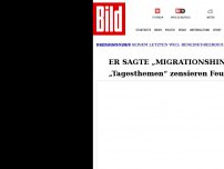 Bild zum Artikel: Er sagte „Migrationshintergrund“ - „Tagesthemen“ zensieren Feuerwehrmann