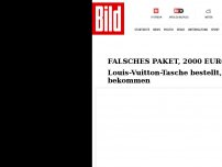 Bild zum Artikel: Falsches Paket, 2000 Euro futsch - Louis-Vuitton-Tasche bestellt, Klappstuhl bekommen