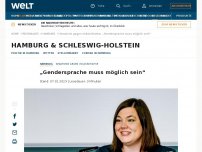 Bild zum Artikel: „Gendersprache muss möglich sein“