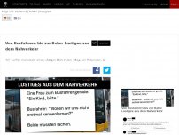 Bild zum Artikel: Von Busfahrern bis zur Bahn: Lustiges aus dem Nahverkehr