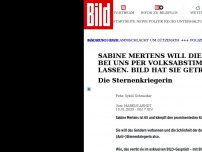 Bild zum Artikel: BILD trifft Sabine Mertens - Die Sternenkriegerin