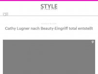 Bild zum Artikel: Cathy Lugner nach Beauty-Eingriff total entstellt