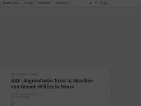 Bild zum Artikel: AKP-Abgeordneter hetzt in Moschee von Grauen Wölfen in Neuss