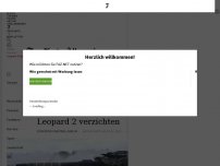 Bild zum Artikel: Leopard-2-Panzer für Ukraine: Slowakei und Tschechische Republik könnten Angebot machen