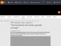 Bild zum Artikel: 'Deutschland hat leider gerade versagt' 