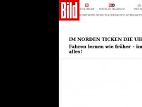 Bild zum Artikel: Im Norden ticken die Ihren anders - Fahren lernen wie früher – im Audi 80 ohne alles!