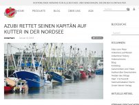 Bild zum Artikel: Azubi rettet seinen Kapitän auf Kutter in der Nordsee