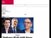 Bild zum Artikel: Umfrage: Kickl zieht davon