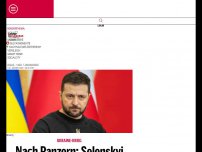 Bild zum Artikel: Nach Panzern: Selenskyj fordert jetzt Langstreckenraketen