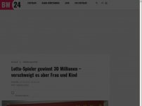 Bild zum Artikel: Lotto-Spieler gewinnt 30 Millionen – verschweigt es aber Frau und Kind