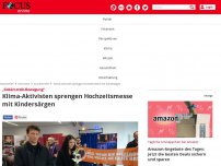 Bild zum Artikel: „Gebärstreik-Bewegung“  - Klima-Aktivisten sprengen Hochzeitsmesse mit Kindersärgen