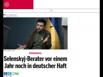 Bild zum Artikel: Selenskyj-Berater vor einem Jahr noch in deutscher Haft