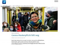 Bild zum Artikel: Maskenpflicht fällt in allen Bussen und Bahnen weg