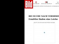 Bild zum Artikel: Bei Suche nach vermisster Julia - Ermittler finden eine Leiche