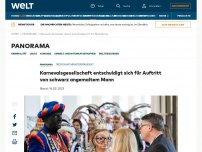 Bild zum Artikel: Karnevalsgesellschaft entschuldigt sich für Auftritt von schwarz angemaltem Mann