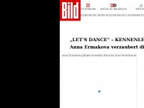 Bild zum Artikel: „Let’s Dance“ - Kennenlernshow - Anna Ermakova verzaubert die Jury
